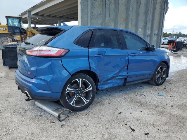 2FMPK4AP9LBA04820 - 2020 FORD EDGE ST BLUE photo 3