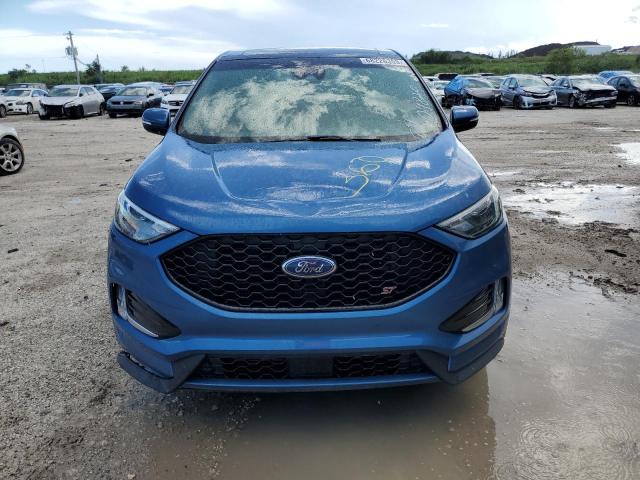 2FMPK4AP9LBA04820 - 2020 FORD EDGE ST BLUE photo 5