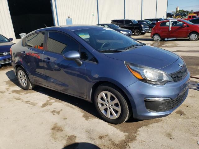 KNADM4A31G6554741 - 2016 KIA RIO LX BLUE photo 4