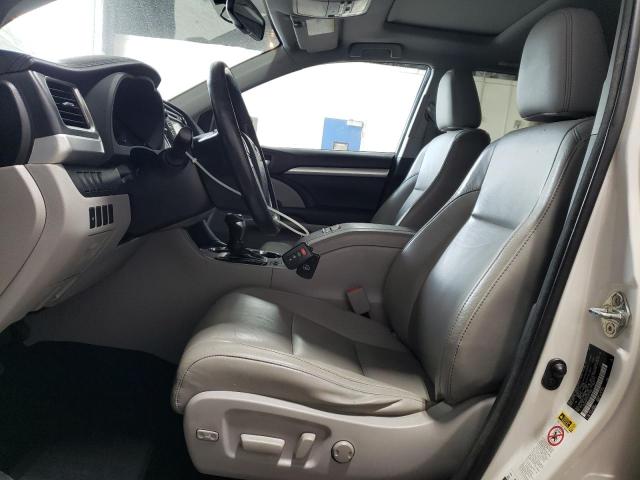 5TDJKRFH1FS177064 - 2015 TOYOTA HIGHLANDER XLE WHITE photo 7