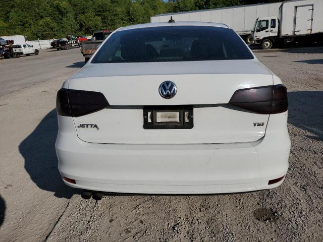 3VW267AJ1GM332007 - 2016 VOLKSWAGEN JETTA S WHITE photo 6