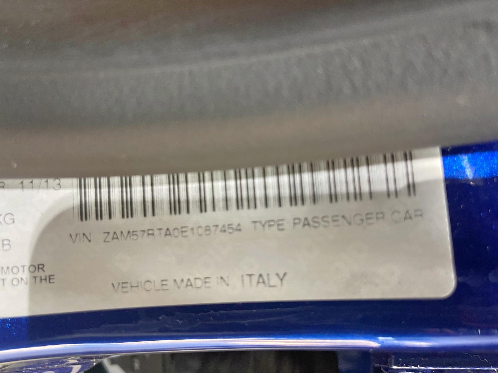 ZAM57RTA0E1087454 - 2014 MASERATI GHIBLI S ლურჯი ფოტო 10