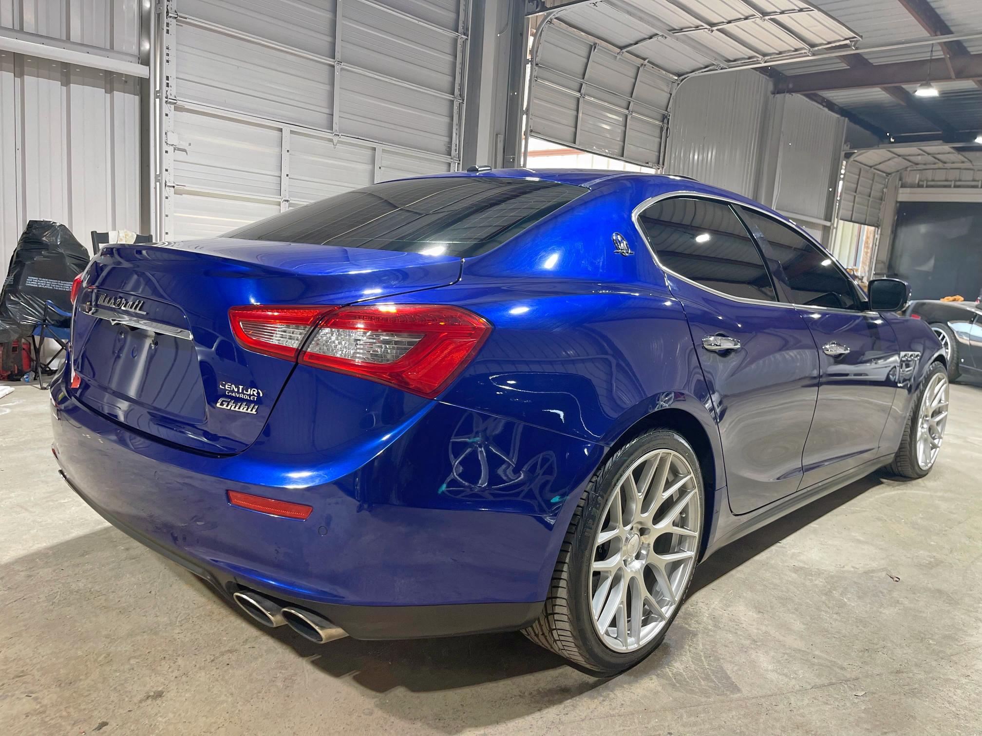 ZAM57RTA0E1087454 - 2014 MASERATI GHIBLI S ლურჯი ფოტო 4