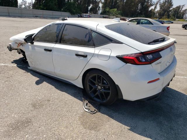 19XFL2H86SE008699 - 2025 HONDA CIVIC SPORT WHITE photo 2