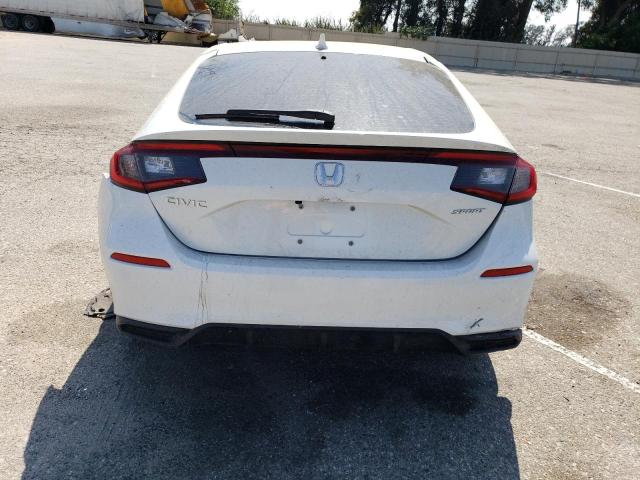 19XFL2H86SE008699 - 2025 HONDA CIVIC SPORT WHITE photo 6