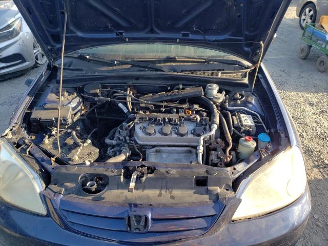 1HGES25761L018327 - 2001 HONDA CIVIC EX BLUE photo 11