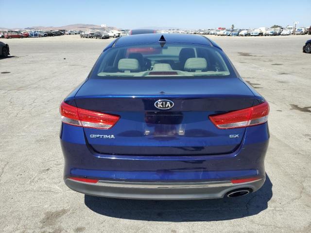 5XXGU4L36JG181170 - 2018 KIA OPTIMA EX ლურჯი ფოტო 6