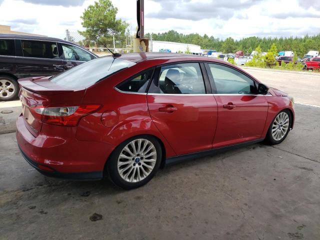 1FAHP3J25CL296965 - 2012 FORD FOCUS TITANIUM RED photo 3