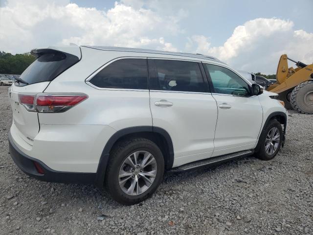 5TDJKRFH6ES048879 - 2014 TOYOTA HIGHLANDER XLE WHITE photo 3