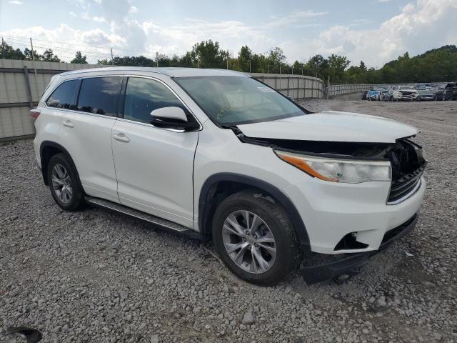 5TDJKRFH6ES048879 - 2014 TOYOTA HIGHLANDER XLE 白色 照片 4