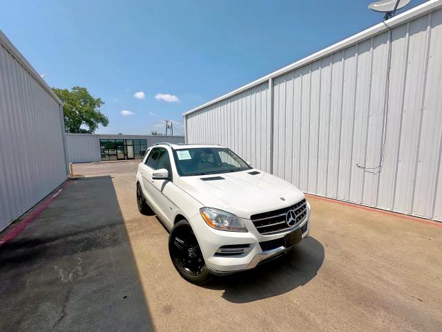 4JGDA5HB8CA071894 - 2012 MERCEDES-BENZ ML 350 4MATIC WHITE photo 1