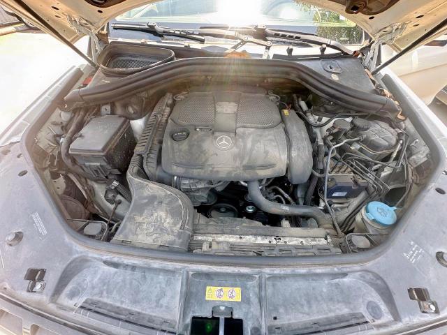 4JGDA5HB8CA071894 - 2012 MERCEDES-BENZ ML 350 4MATIC WHITE photo 7