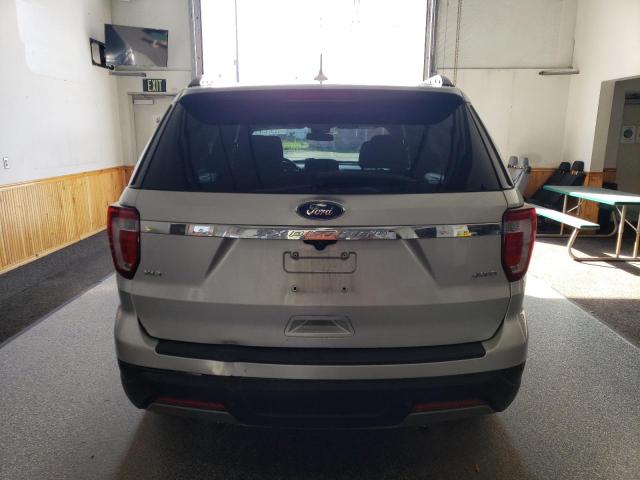 1FM5K8D86KGB26688 - 2019 FORD EXPLORER XLT SILVER photo 6