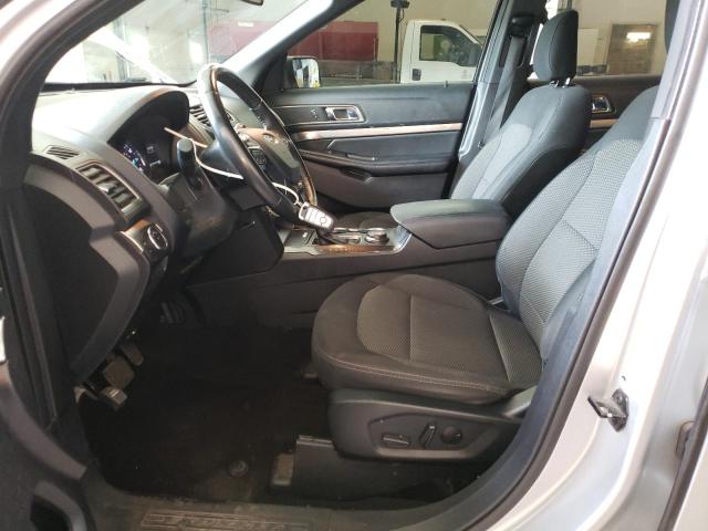 1FM5K8D86KGB26688 - 2019 FORD EXPLORER XLT SILVER photo 7