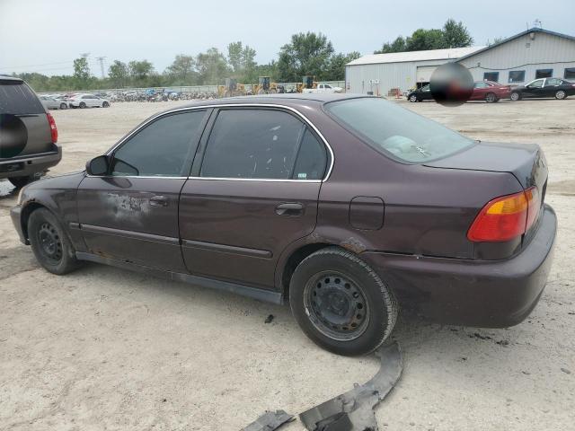 1HGEJ8647YL037652 - 2000 HONDA CIVIC EX PURPLE photo 2