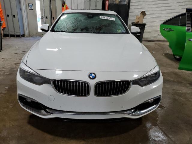 WBA4J3C57JBG96790 - 2018 BMW 430XI GRAN COUPE WHITE photo 5