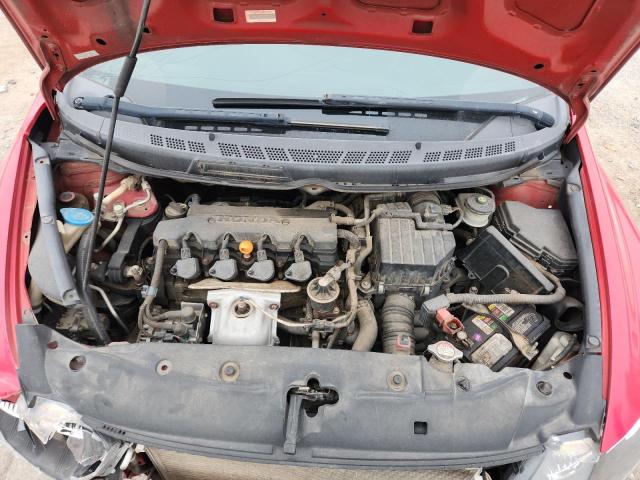 2HGFG12828H530168 - 2008 HONDA CIVIC EX წითელი ფოტო 11