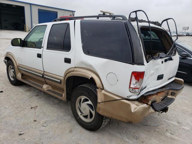 1GNDT13W6Y2104837 - 2000 CHEVROLET TRAILBLAZR WHITE photo 2