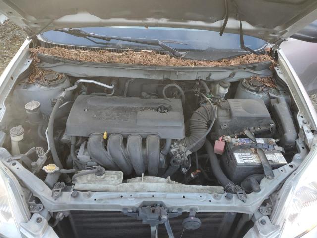 2T1KR32E34C205896 - 2004 TOYOTA COROLLA MA XR SILVER photo 11