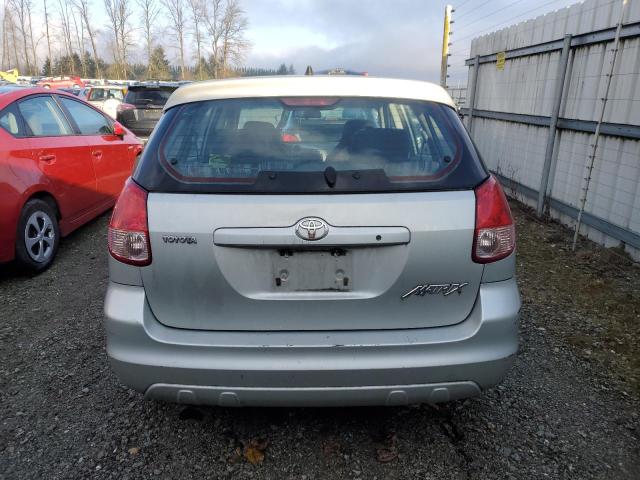 2T1KR32E34C205896 - 2004 TOYOTA COROLLA MA XR SILVER photo 6