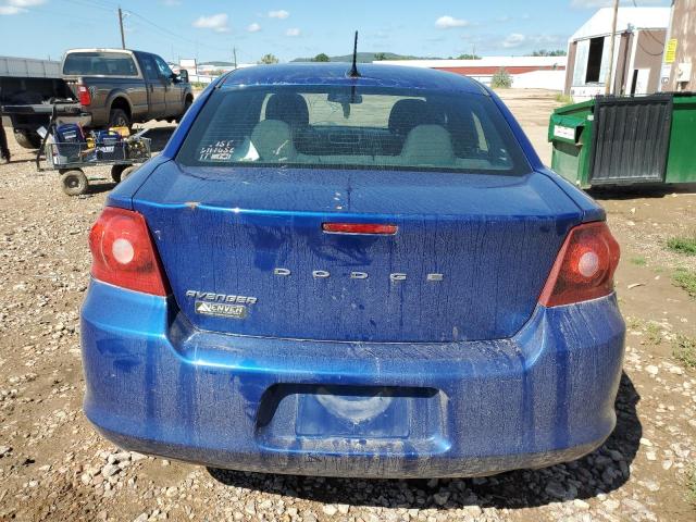 1C3CDZAB6CN266169 - 2012 DODGE AVENGER SE BLUE photo 6