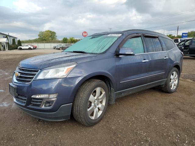 1GNKVJKD8EJ129113 - 2014 CHEVROLET TRAVERSE LTZ BLUE photo 1