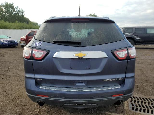 1GNKVJKD8EJ129113 - 2014 CHEVROLET TRAVERSE LTZ BLUE photo 6