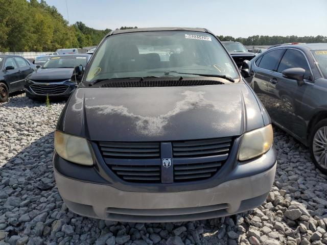 1D4GP25B27B119945 - 2007 DODGE CARAVAN SE BLUE photo 5