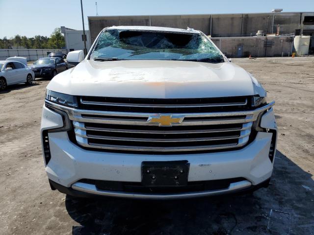 1GNSKTKL9MR238952 - 2021 CHEVROLET TAHOE K1500 HIGH COUNTRY WHITE photo 5