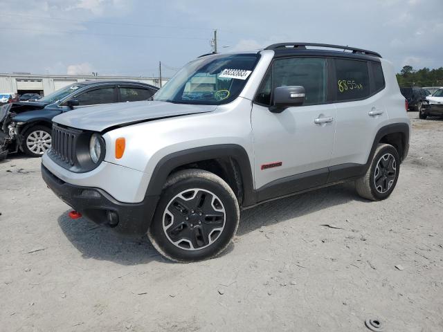 ZACCJBCB1HPE51589 - 2017 JEEP RENEGADE TRAILHAWK SILVER photo 1