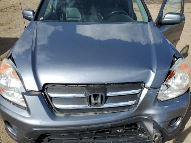 JHLRD78976C055143 - 2006 HONDA CR-V SE BLUE photo 12