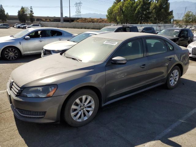 1VWAP7A38DC083714 - 2013 VOLKSWAGEN PASSAT S GRAY photo 1