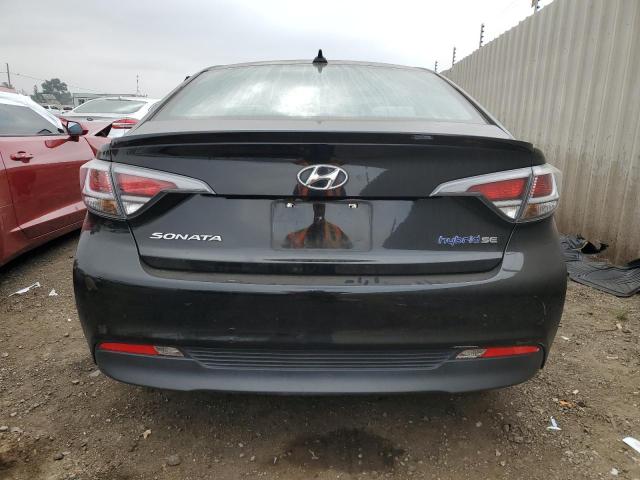 KMHE24L17GA013422 - 2016 HYUNDAI SONATA HYBRID BLACK photo 6