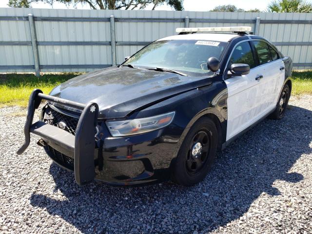 1FAHP2L83EG159515 - 2014 FORD TAURUS POLICE INTERCEPTOR TWO TONE photo 1