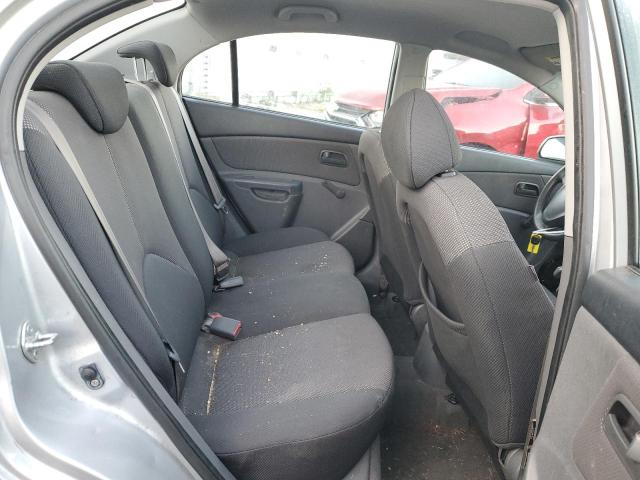 KNADE123086374078 - 2008 KIA RIO BASE SILVER photo 10