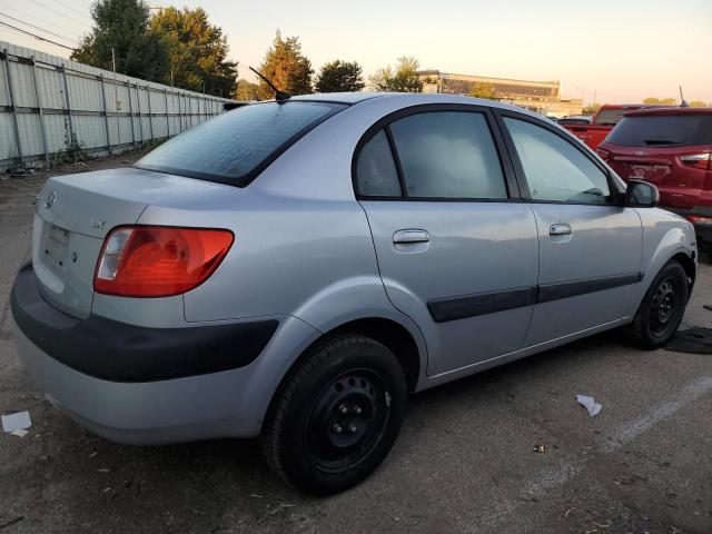 KNADE123086374078 - 2008 KIA RIO BASE SILVER photo 3