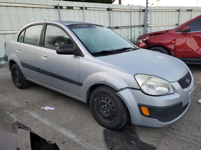 KNADE123086374078 - 2008 KIA RIO BASE SILVER photo 4