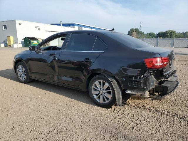 3VW2K7AJXFM356543 - 2015 VOLKSWAGEN JETTA BASE BLACK photo 2