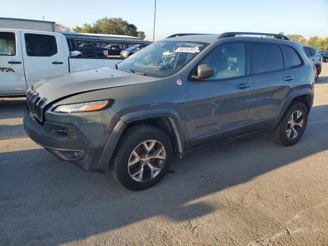 1C4PJMBSXEW216475 - 2014 JEEP CHEROKEE TRAILHAWK GRAY photo 1