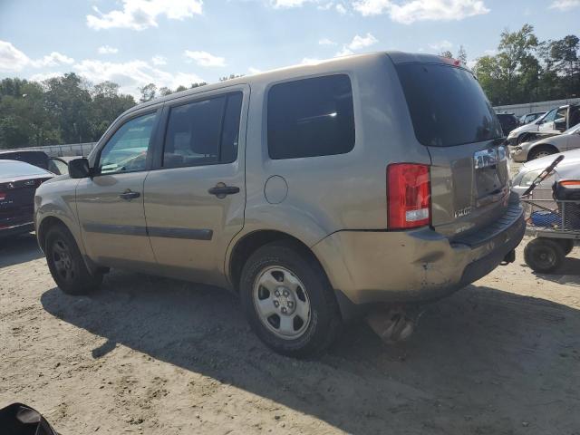 5FNYF4H29BB047966 - 2011 HONDA PILOT LX BROWN photo 2