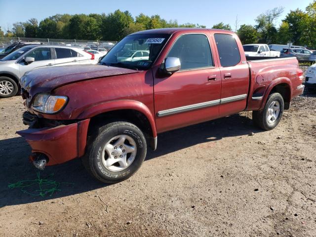 5TBBT44134S448481 - 2004 TOYOTA TUNDRA ACCESS CAB SR5 BURGUNDY photo 1