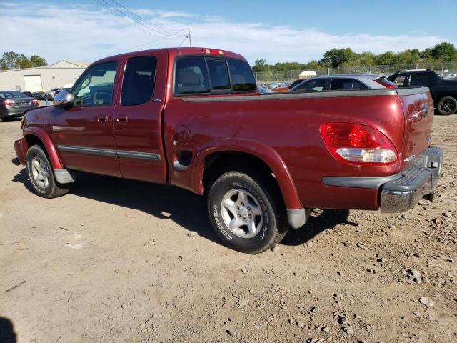 5TBBT44134S448481 - 2004 TOYOTA TUNDRA ACCESS CAB SR5 BURGUNDY photo 2