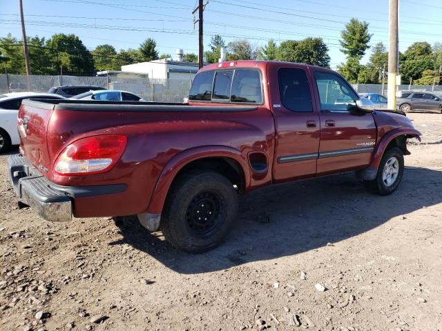 5TBBT44134S448481 - 2004 TOYOTA TUNDRA ACCESS CAB SR5 BURGUNDY photo 3