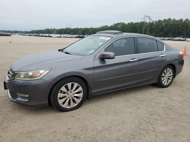 1HGCR3F80DA013169 - 2013 HONDA ACCORD EXL GRAY photo 1