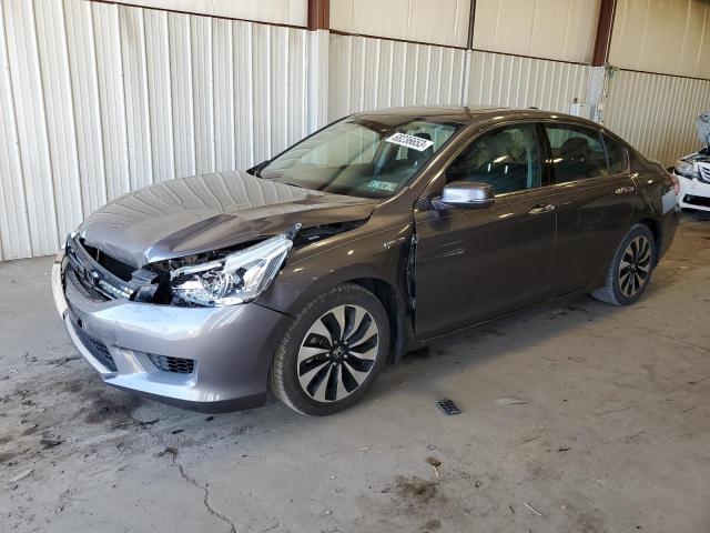 1HGCR6F77FA013018 - 2015 HONDA ACCORD TOURING HYBRID GRAY photo 1