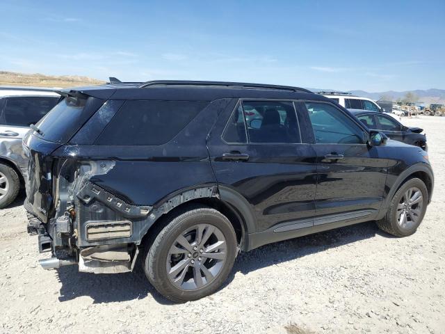 1FMSK8DH8NGA70566 - 2022 FORD EXPLORER XLT შავი ფოტო 3