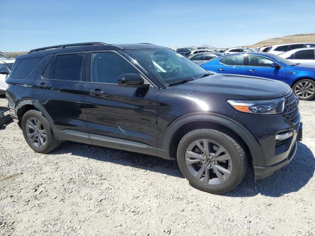 1FMSK8DH8NGA70566 - 2022 FORD EXPLORER XLT შავი ფოტო 4