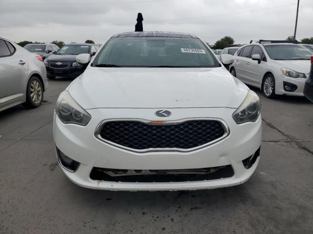 KNALN4D77E5137604 - 2014 KIA CADENZA PREMIUM WHITE photo 5