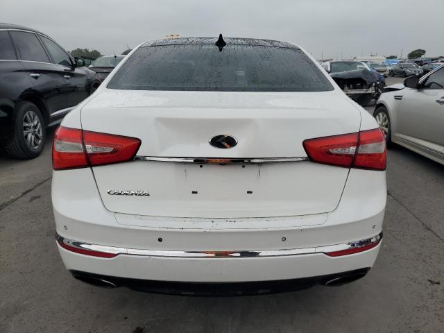 KNALN4D77E5137604 - 2014 KIA CADENZA PREMIUM WHITE photo 6