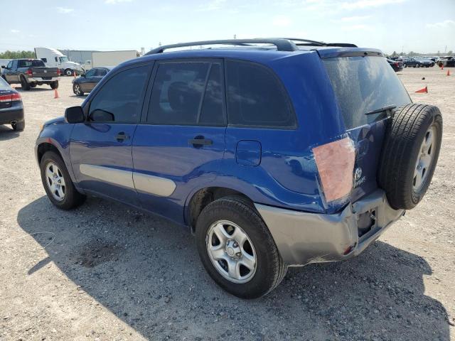 JTEGD20V240026675 - 2004 TOYOTA RAV4 BLUE photo 2